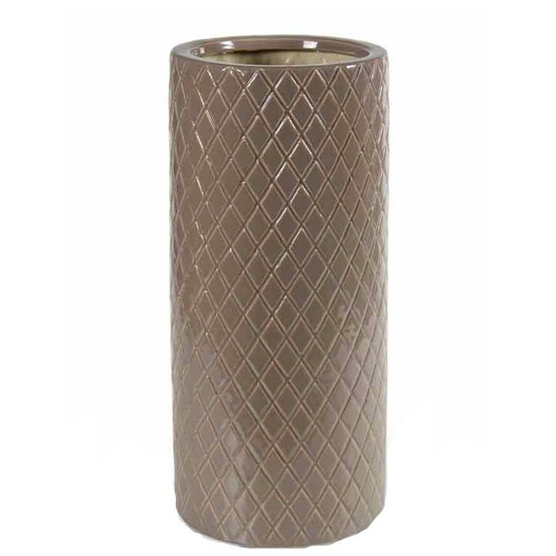 Porte-parapluie beige peu encombrant h. 51cm