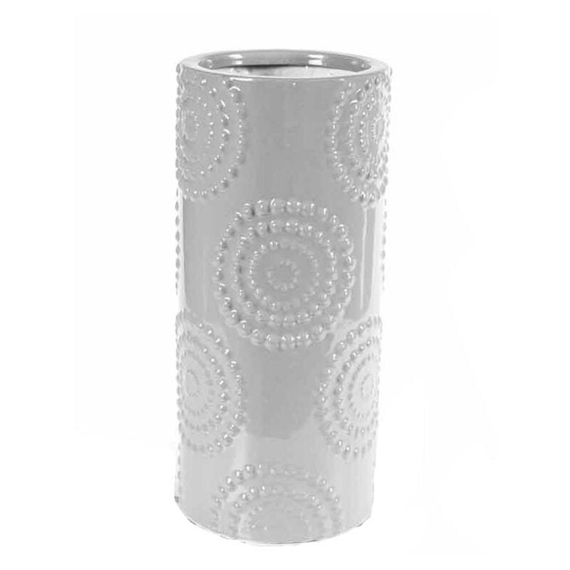 Porte-parapluie blanc peu encombrant h. 51cm