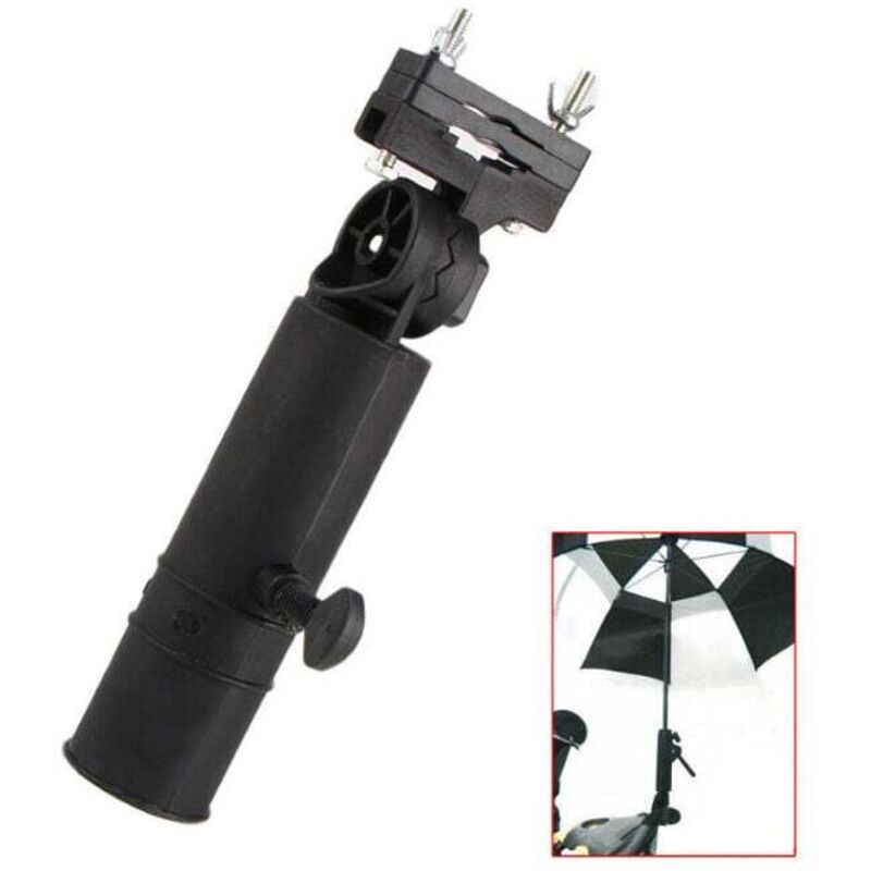 Porte Parapluie Chariot Golf, Support de Parapluie pour Chariot de Golf,Montant de Parapluie Réglable Universel pour Chariot de Golf, Fauteuil