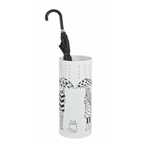 Porte-Parapluies Déco "Carmen" 45cm Blanc