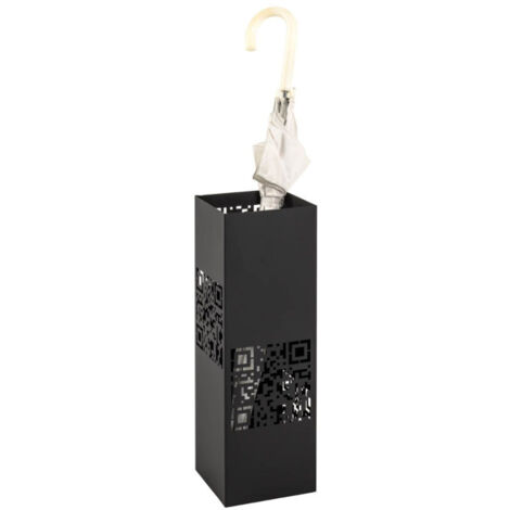 Porte-Parapluies Design "QR Code" 48cm Noir