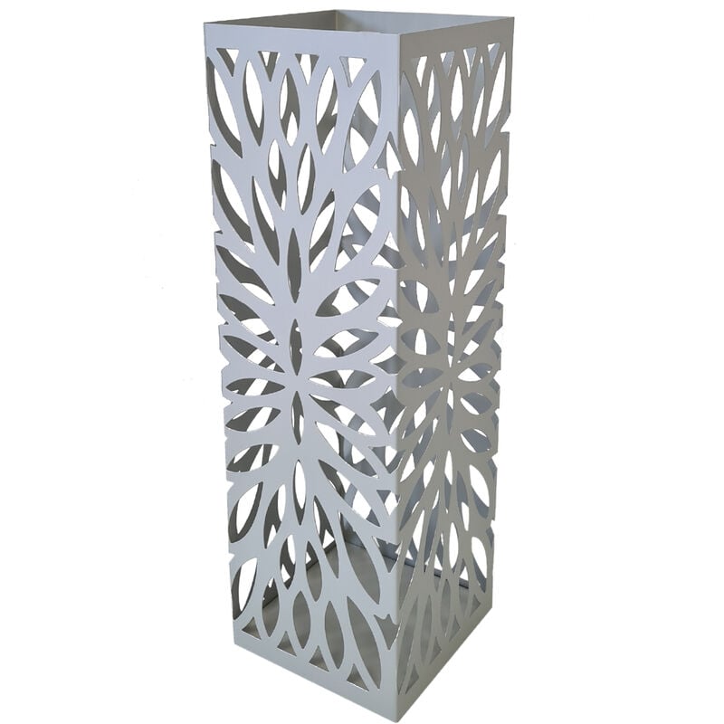Porte-parapluies en métal argenté 49 cm