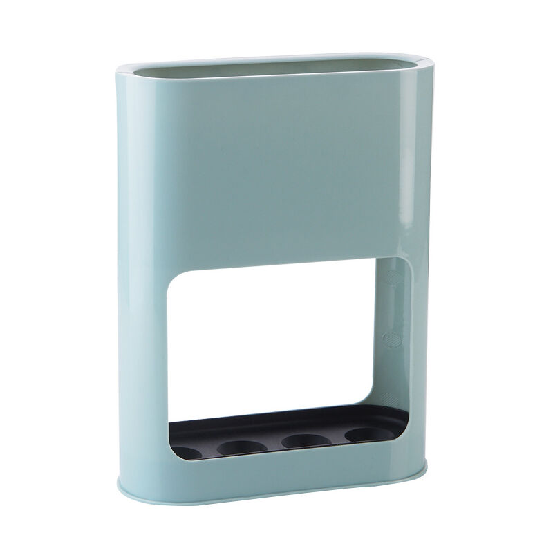 Porte-parapluies ovale bleu 4 pouvant être stockés - Belle finition