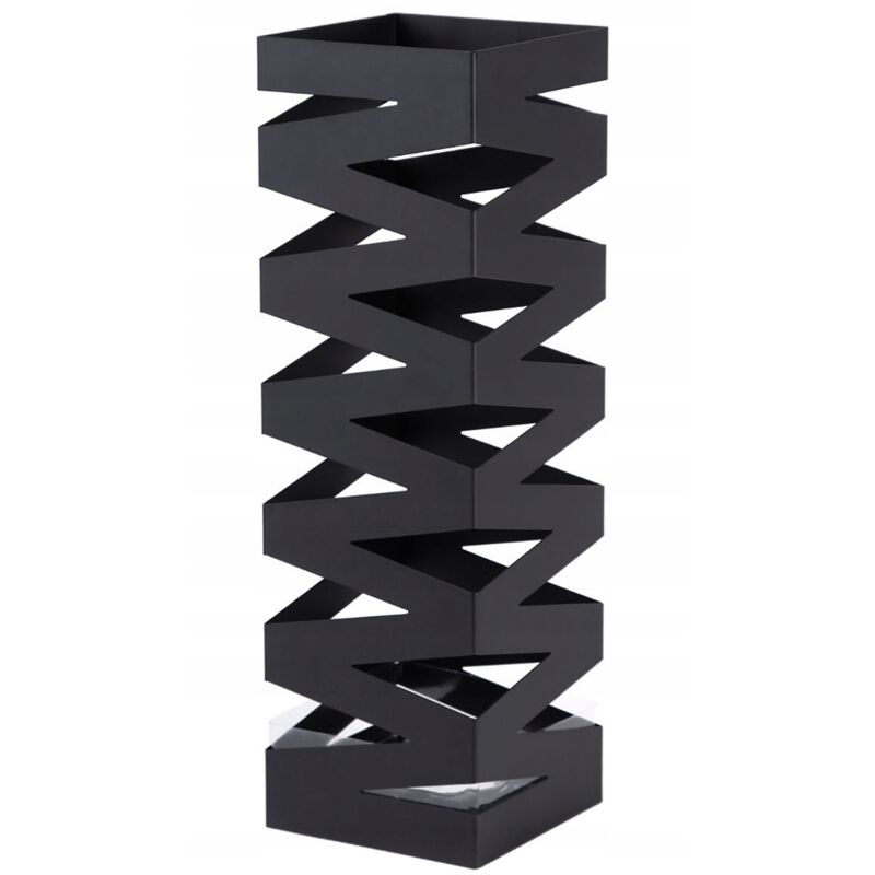 Porte-parapluies, panier à parapluies, abat-jour en métal noir VAS