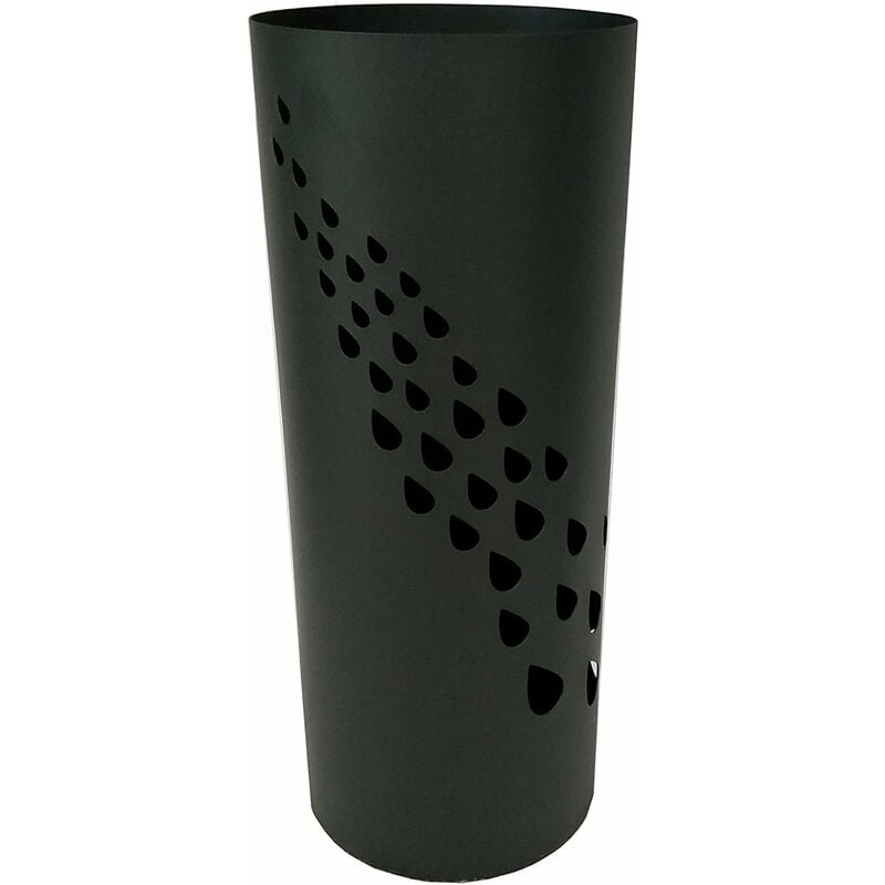 Porte-parapluies rond noir 'drops
