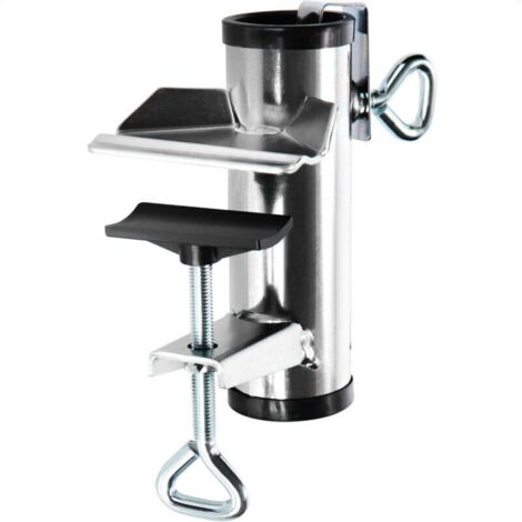 Porte-parasol en métal - Porte-parasol pour balcon, terrasse ou table - Porte-parasol de balcon XL (Ø 25-38mm - 01 pièce)