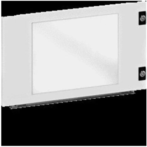 Porte partielle vitrée, quadro.evo 600x600 - HAGER FN6060PGW