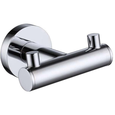 Porte peignoir 001 chromé 100% en laiton collection Erymanthe