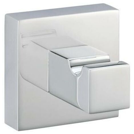 Porte-peignoir chromé Quattro - 50 x 50 mm - Cristina Ondyna