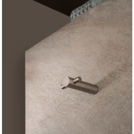 Porte-Peignoir Double Forte Inox Brossé - CRISTINA ONDYNA FO24128