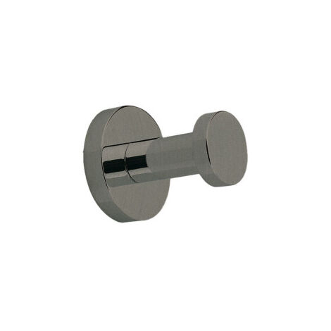 Porte peignoir laiton medea chrome noir brosse - CRISTINA ONDYNA SHME1375