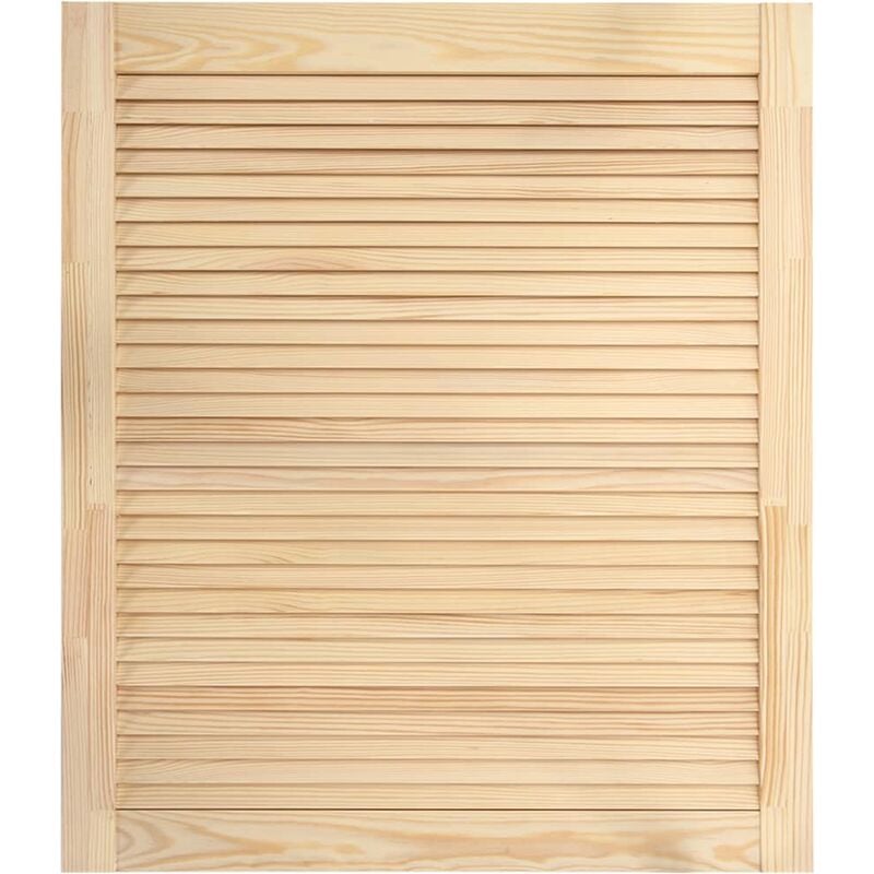 Porte à persiennes 69 x 59,4 cm bois de pin massif