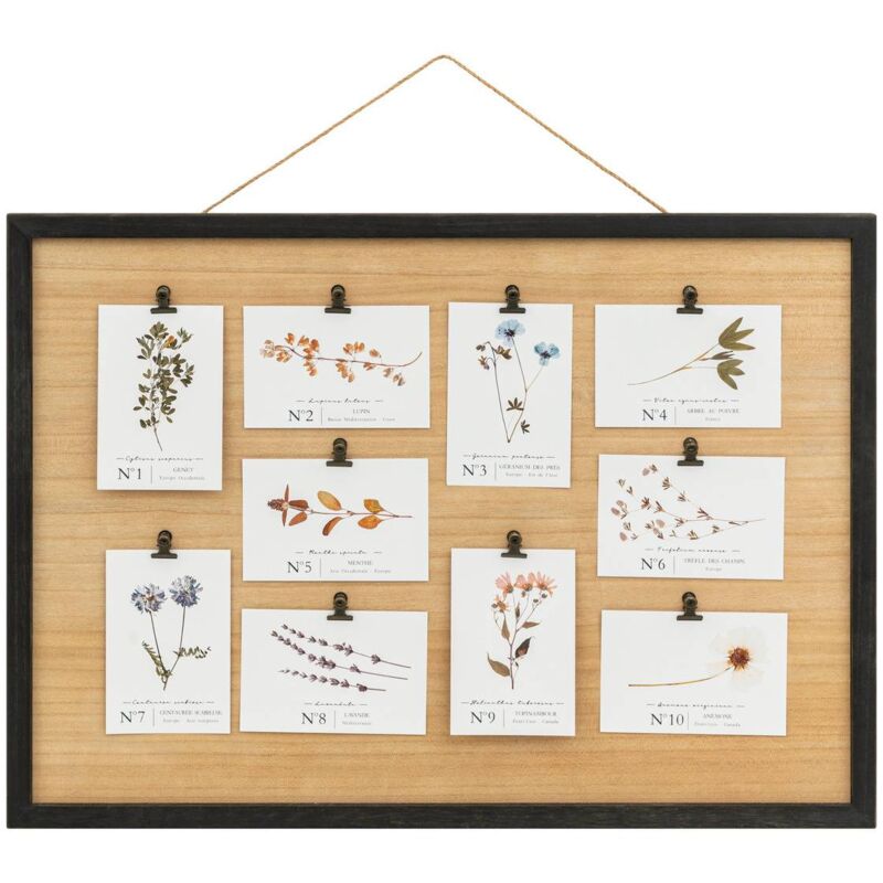 Porte photo Salvador noir 50x70cm Atmosphera créateur d'intérieur