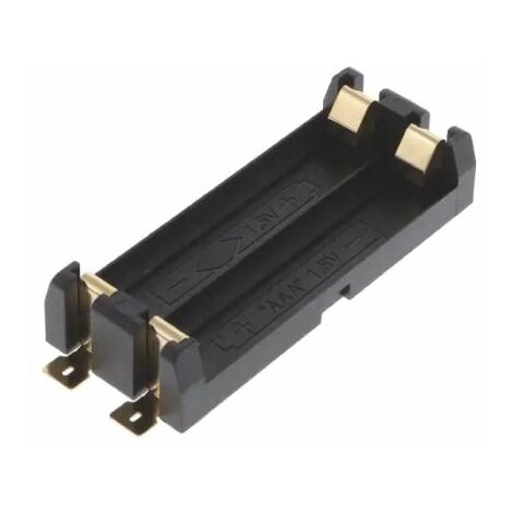 Porte-pile 2 x RS PRO 2 x AAA, raccordement Montage en surface