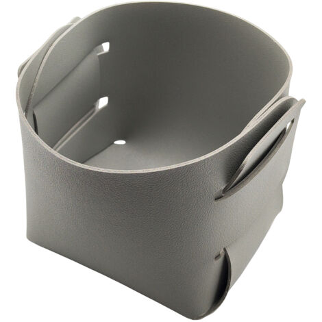 Porte-pinceaux de maquillage en liège et cuir - Rangement pour accessoires de bureau - Porte-stylo - Accessoire de décoration tendance