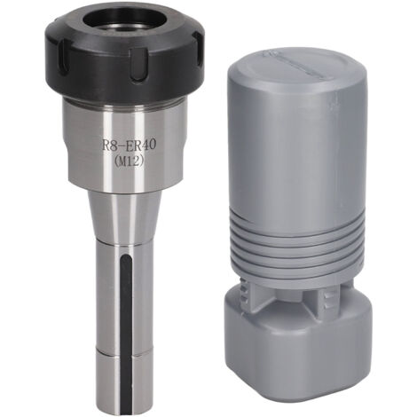 Porte-pinces filetées R8-ER40 pour tours et fraiseuses CNC, jusqu'à 8000 tr/min