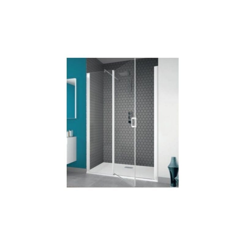 Porte Pivotante Sans Seuil de Douche Kinedo Smart 2 xxl 117/121cm - PA2008BTNE