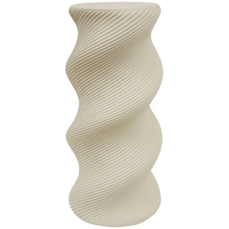Porte-plante 1 étagères Twist beige 24x24cm - Atmosphera créateur d'intérieur