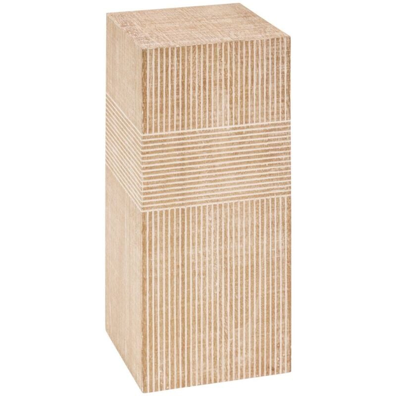 Porte plante Nilia blanc froid H70cm Atmosphera créateur d'intérieur