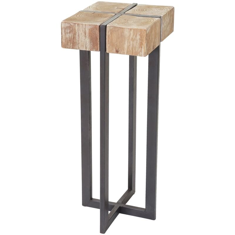 Porte-plante, tabouret / table d'appoint pour plante HHG 901, sapin massif rustique 100x32x32cm