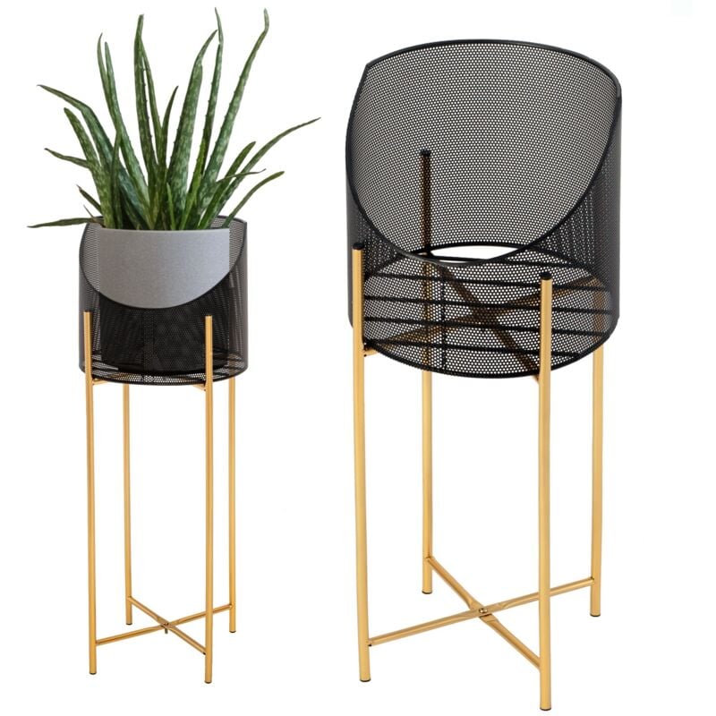 Porte plantes black gold TSHP20208