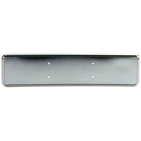 Porte plaque long chrome