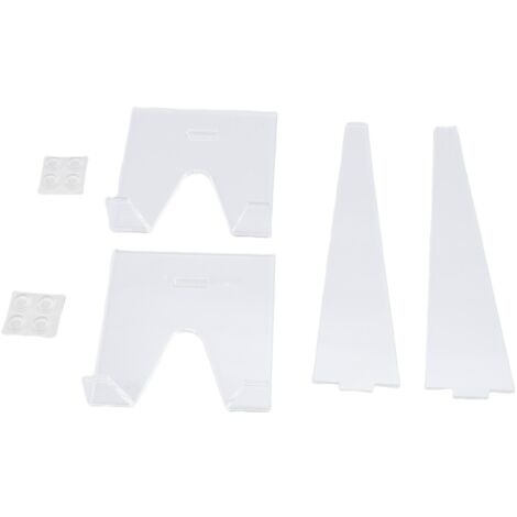 Porte-Plat Acrylique 2PCS pour Livres, Cadres Photos et Plaquettes - Ensemble de Présentation Clair pour Déco Maison/Bureau