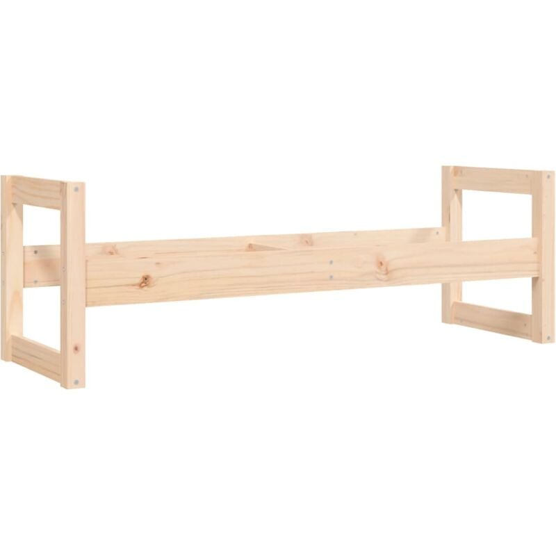 Porte-pneus 120x40x40 cm Bois de pin massif Vidaxl