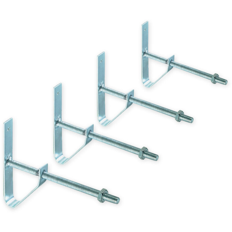 Porte-pneus - longueur 17 cm - lot de 4
