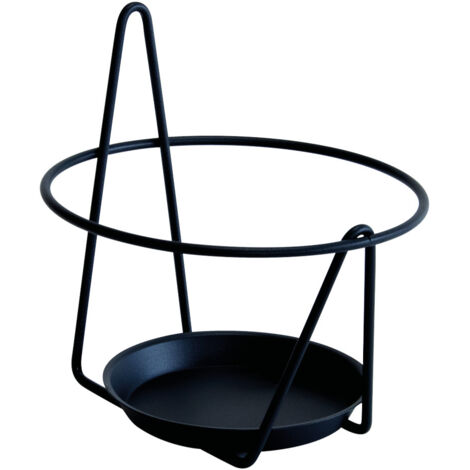 Porte-Pots Soucoupe Mural 16-18 cm Noir Essentis Louis Moulin