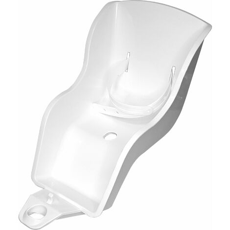 Porte poupée vélo enfant coque rigide porte poupon doudou avec sangle de maintien, blanc