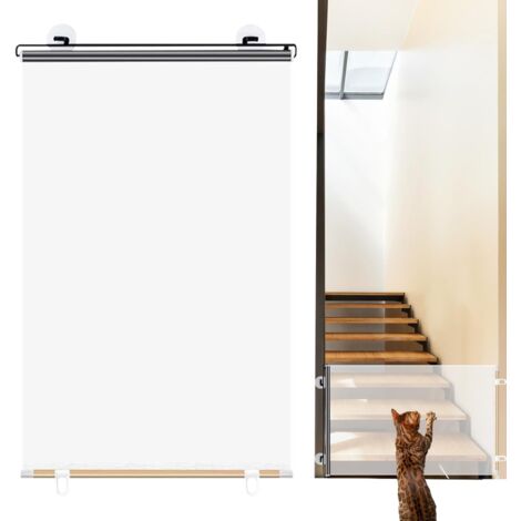 Porte pour Chat - Barrière De Sécurité Rétractable - Barrières De Sécurité