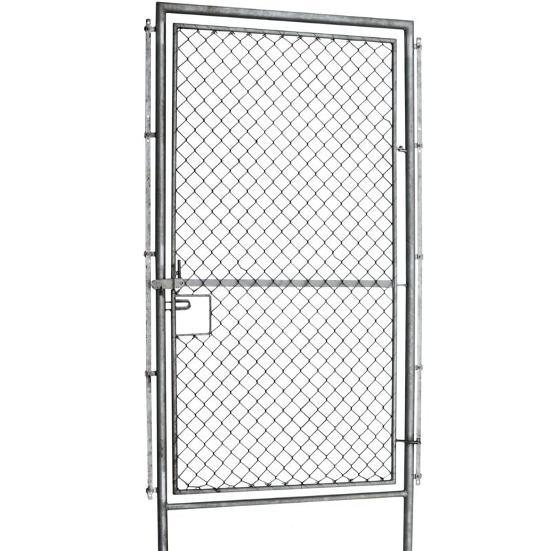 Porte pour clôture de protection contre la faune sauvage, clôture forestière, clôture de pâturage, grillage noué, 1 m de large