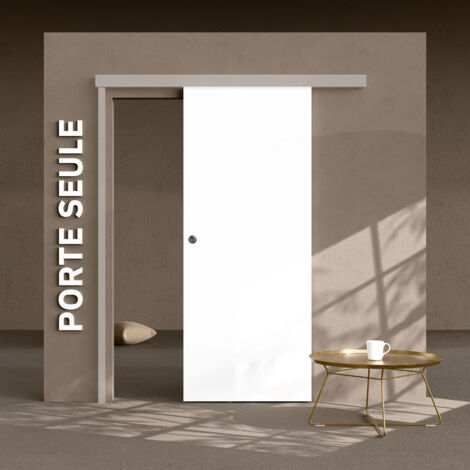 Porte pour système coulissant - Plane prépeint 83 cm