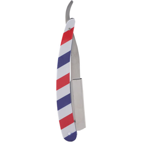 Porte-rasoir à barbe en acier inoxydant pliable - Accessoire de rasage manuel pour hommes