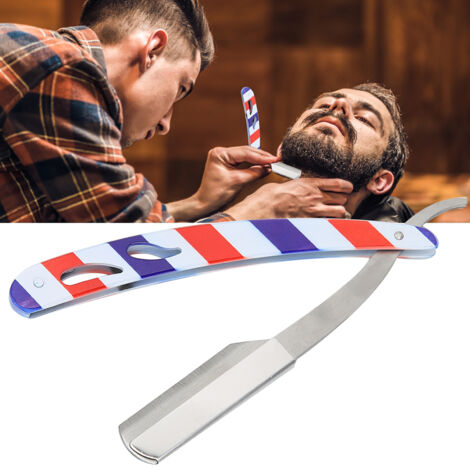 Porte-rasoir de voyage pliable en acier inoxydable - Support pour rasoir manuel homme