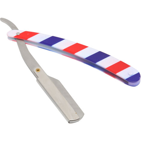 Porte-rasoir professionnel en acier inoxydable vintage pour barbier, support de lame de rasoir classique