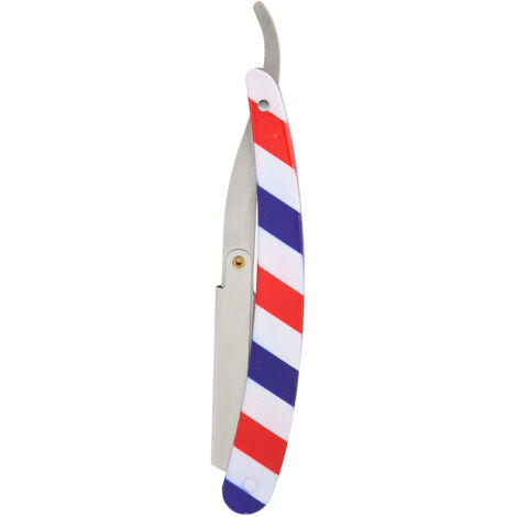 Porte-rasoir vintage professionnel en acier inoxydable pour salon de coiffure sans lame