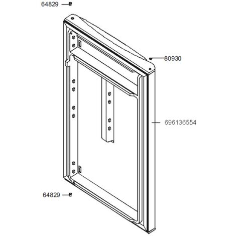 PORTE REFRIGERATEUR + JOINT MAGNETIQUE pour REFRIGERATEUR...