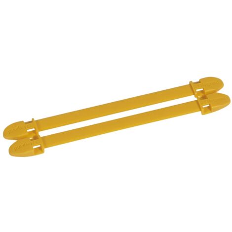 PORTE-REPÈRES DUPLIX 14 CARACTÈRES JAUNE LEGRAND 038464