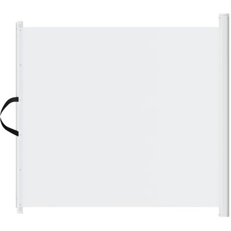 Porte rétractable pour animaux de compagnie blanc 102,5x125 cm CFW73109