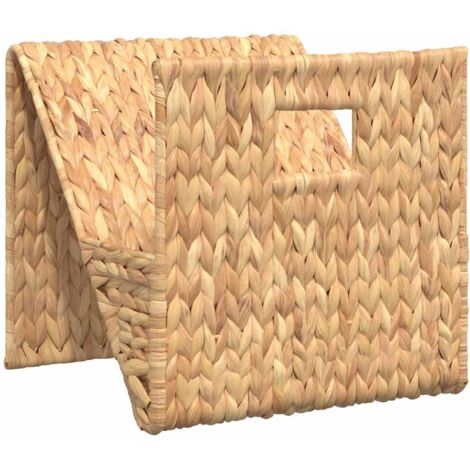Porte-revue 31 x 31 x 31 cm Jacinthe d'eau vidaXL