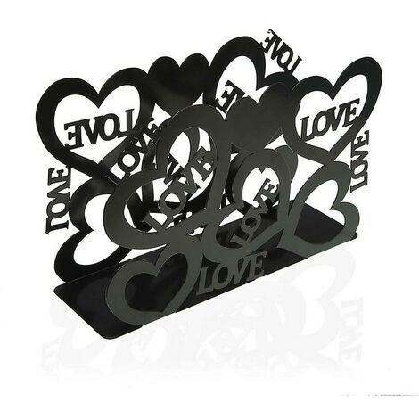 Porte-Revues Cosy Fer Métal Noir (10 X 20 X 30 Cm)
