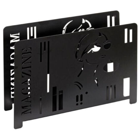 Porte-Revues Design "Magazine" 37cm Noir