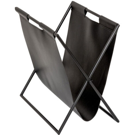 Porte-Revues Design "Twisted Lime" 37cm Noir