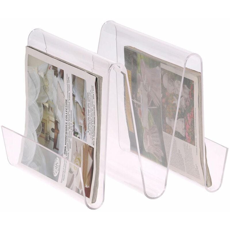 Dkd Home Decor - Revistero Transparent Acrylique 30 x 31 x 25 cm