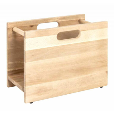 Porte Revues en Bois "Hêtre" 40cm Naturel
