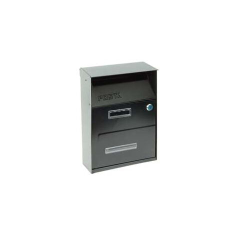 Porte-revues extérieur noir - cm.21,5x10,5x33h. - couleur noire