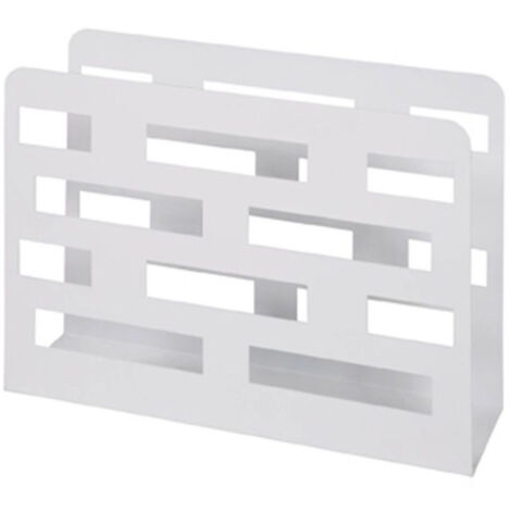 Porte-Revues Métal "Raymond" 35cm Blanc