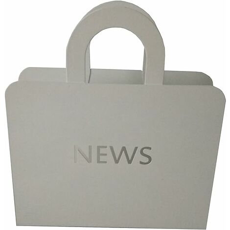 PORTE-REVUES 'NEWS' BLANC